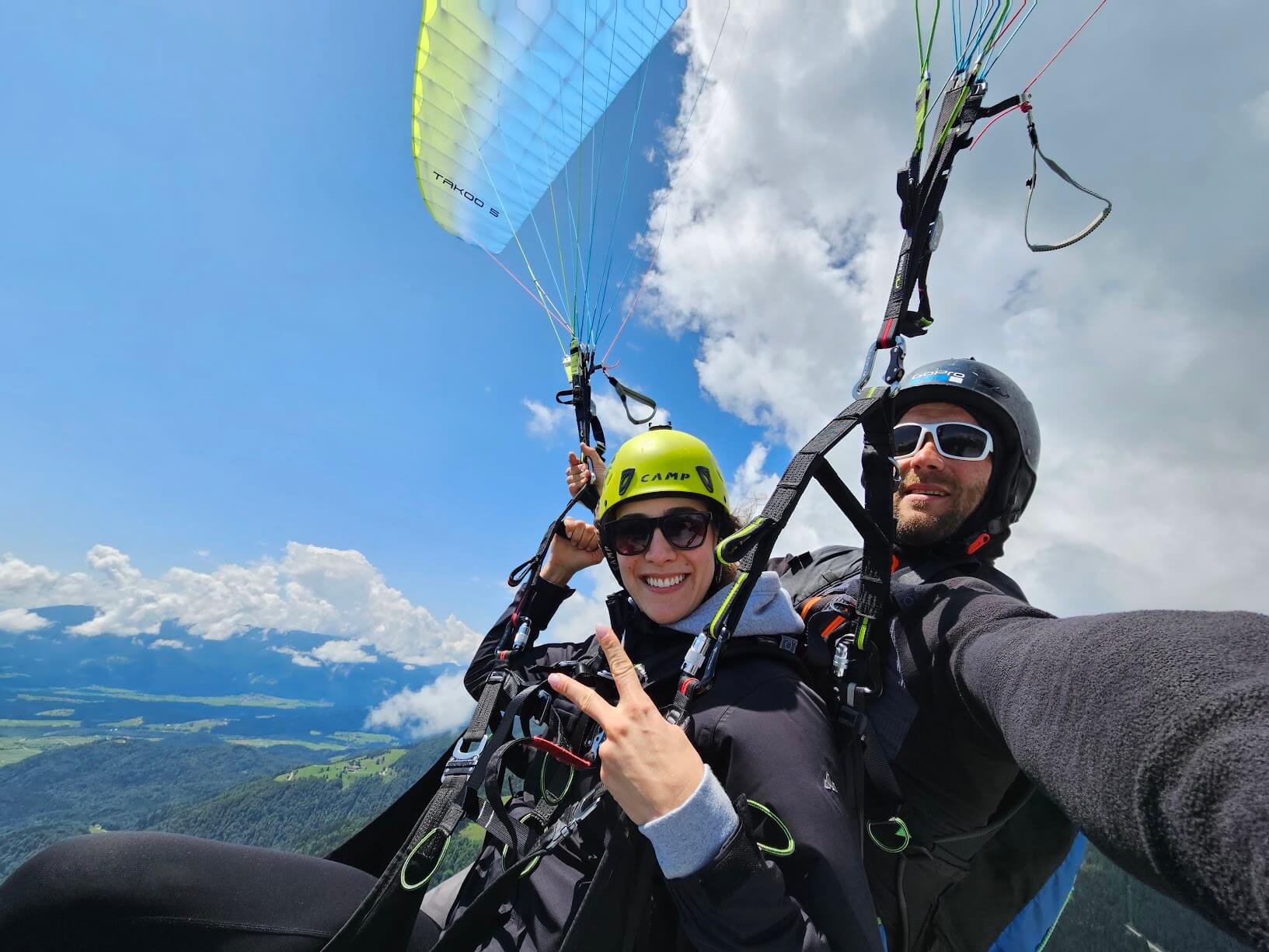 Franek Rakun tandemsko jadralno padalstvo