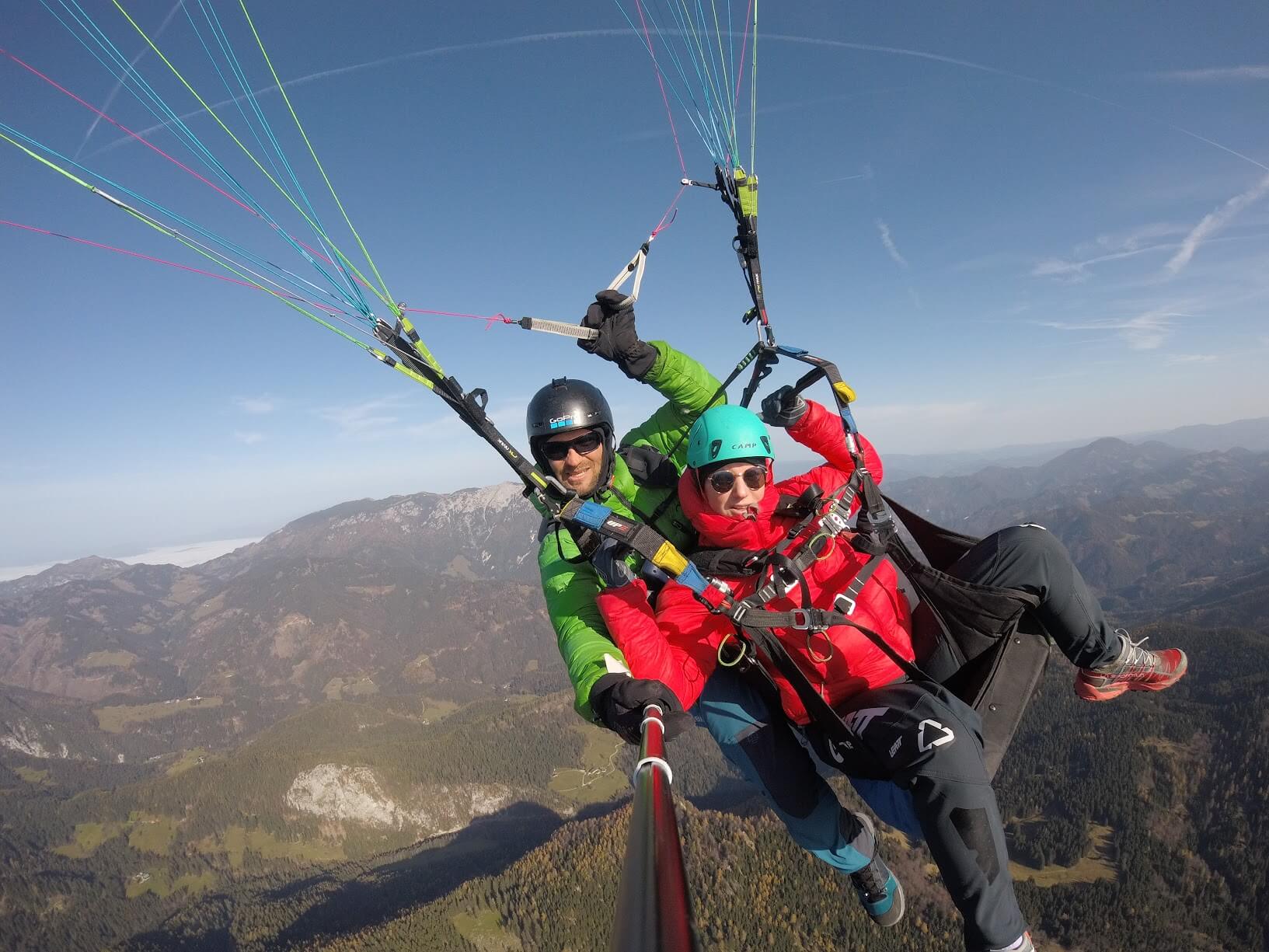 Franek Rakun tandemsko jadralno padalstvo